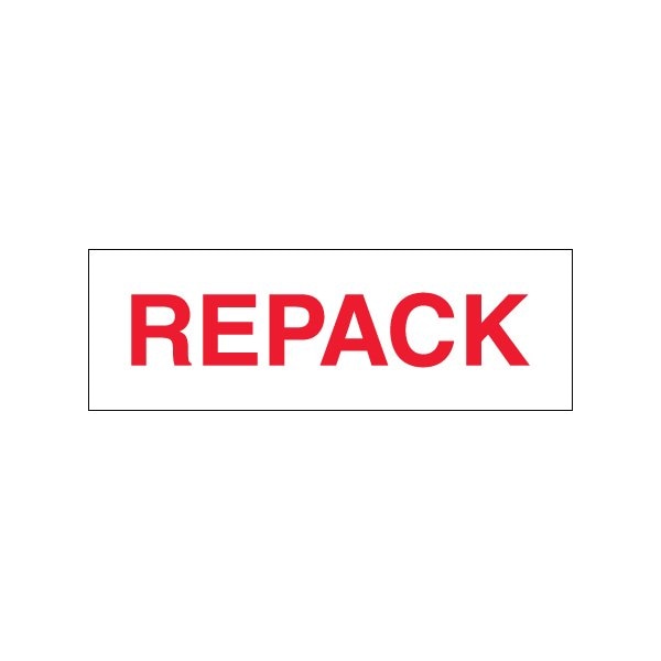 Tape Logic 2'' x 110 yds. - ''Repack'' Tape Logic Pre-Printed Carton Sealing Tape, 6PK T902P076PK - main